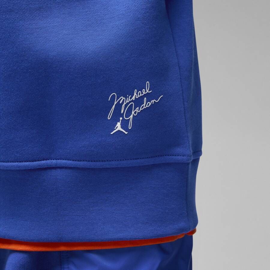 Jordan Flight MVP Sweatshirt van fleece met ronde hals voor heren Blauw