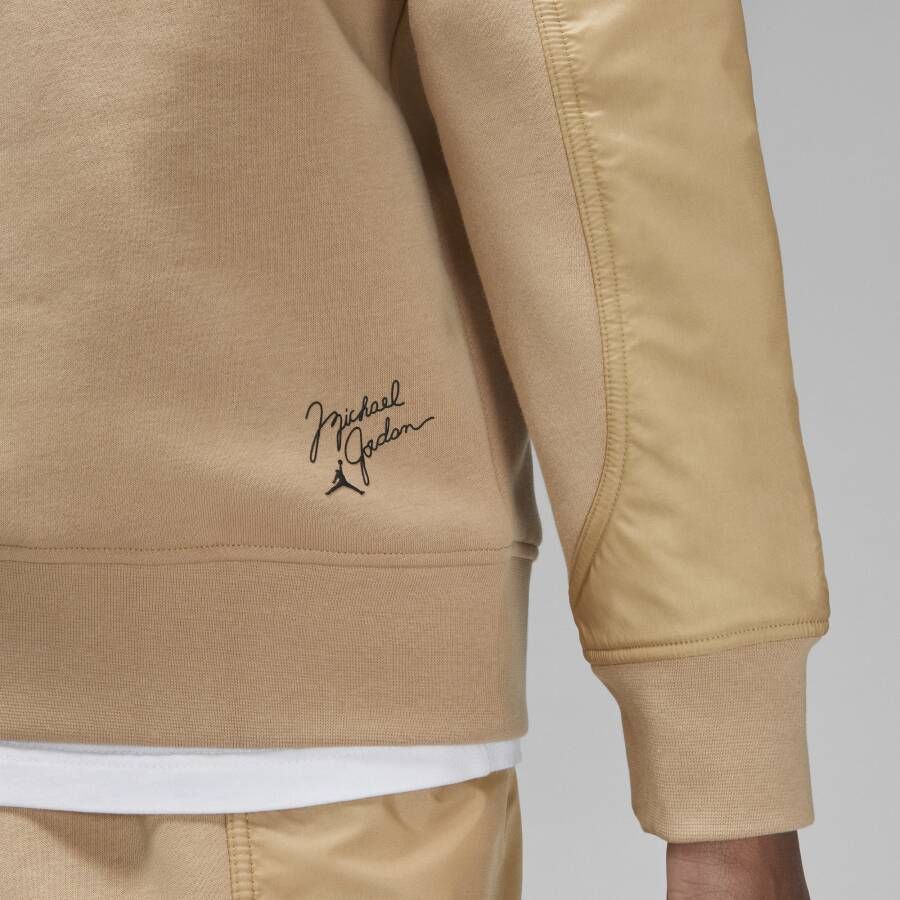 Jordan Flight MVP Sweatshirt van fleece met ronde hals voor heren Bruin