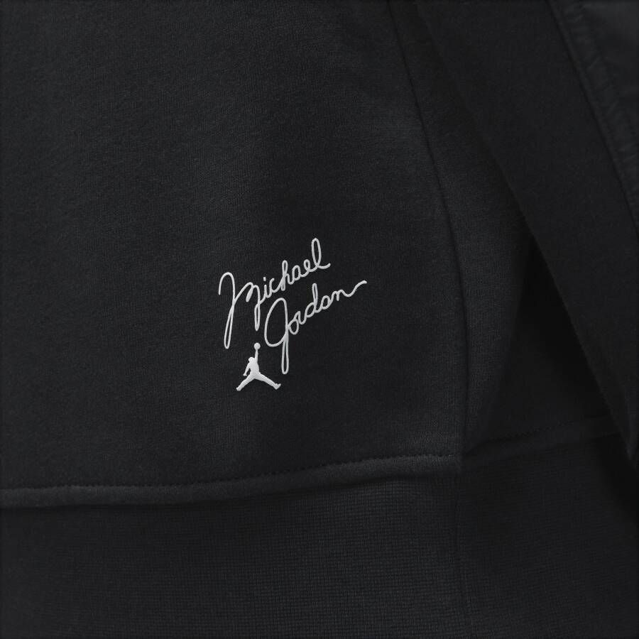 Jordan Flight MVP Sweatshirt van fleece met ronde hals voor heren Zwart