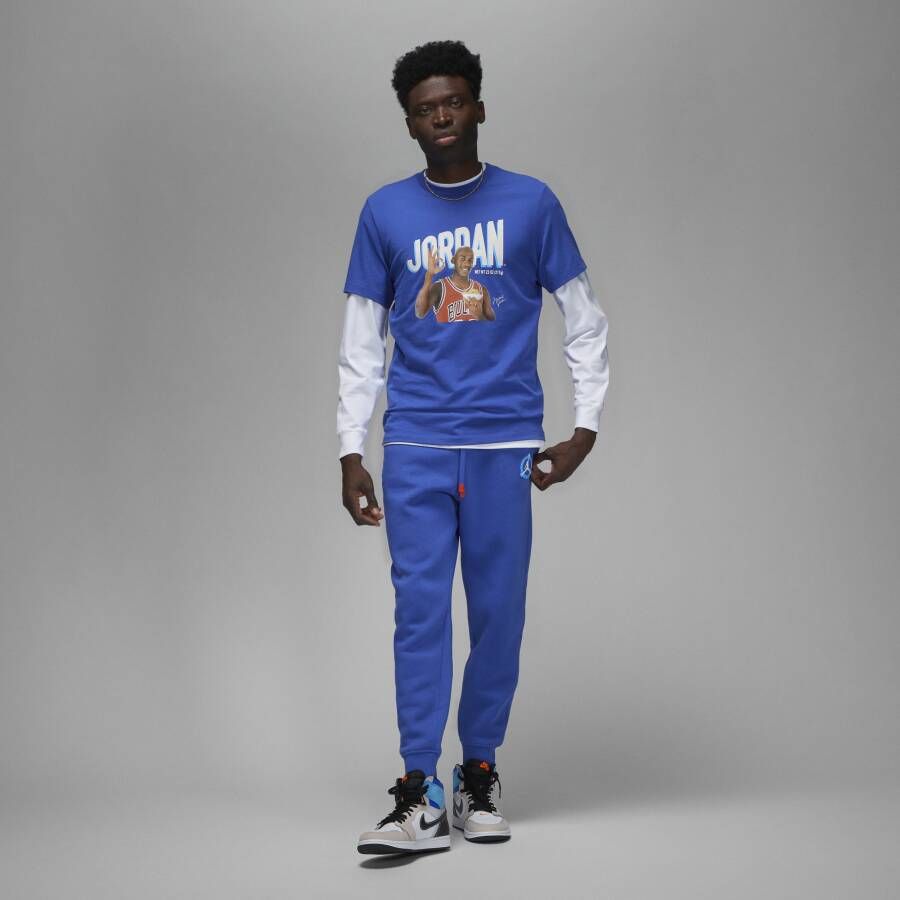 Jordan Flight MVP T-shirt met graphic voor heren Blauw - Foto 4