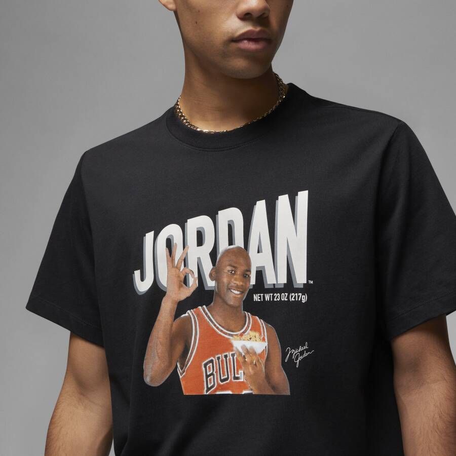 Jordan Flight MVP T-shirt met graphic voor heren Zwart