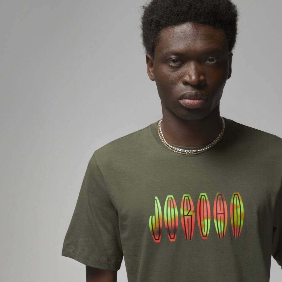 Jordan Flight MVP T-shirt voor heren Groen