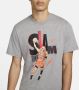 Jordan Crew Neck T-shirt Regular fit Print Gray Heren - Thumbnail 4