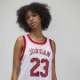 Jordan Mouwloze Mesh Heritage Jurk Kern White Dames - Thumbnail 3