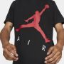 Jordan Jumpman Air T-shirt met korte mouwen voor heren Zwart - Thumbnail 2