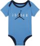 Jordan Jump Bucket Hat and Bodysuit Set Rompertjesset voor baby's (0-6 maanden) Blauw - Thumbnail 3