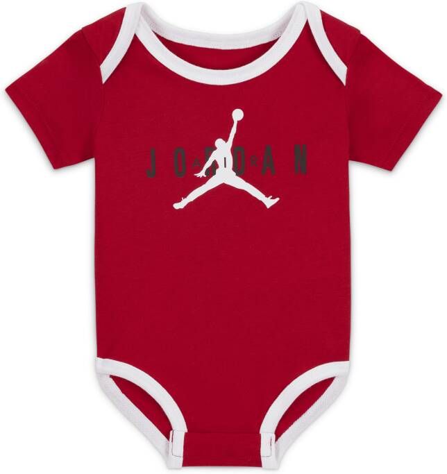 Jordan Jumpman Bucket Hat and Bodysuit Set Rompertjesset voor baby's (0-6 maanden) Rood