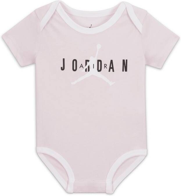Jordan Jumpman Bucket Hat and Bodysuit Set Rompertjesset voor baby's (0-6 maanden) Roze