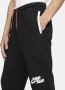 Jordan Jumpman Fleece Broek Zwart Wit Black Heren - Thumbnail 3