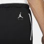 Jordan Jumpman Fleece Broek Zwart Wit Black Heren - Thumbnail 5