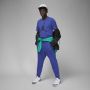 Jordan Jumpman Crew T-shirt Licht Concord Zwart Blue Heren - Thumbnail 3