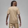 Jordan Jumpman Crew T-shirt British Khaki Zwart Beige Heren - Thumbnail 2