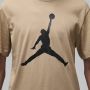 Jordan Jumpman Crew T-shirt British Khaki Zwart Beige Heren - Thumbnail 4