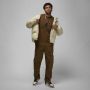 Jordan Jumpman Crew T-Shirt Licht Olijf Zwart Brown Dames - Thumbnail 4