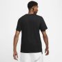 Jordan Zwart Print T-shirt voor Mannen Zwart Heren - Thumbnail 9