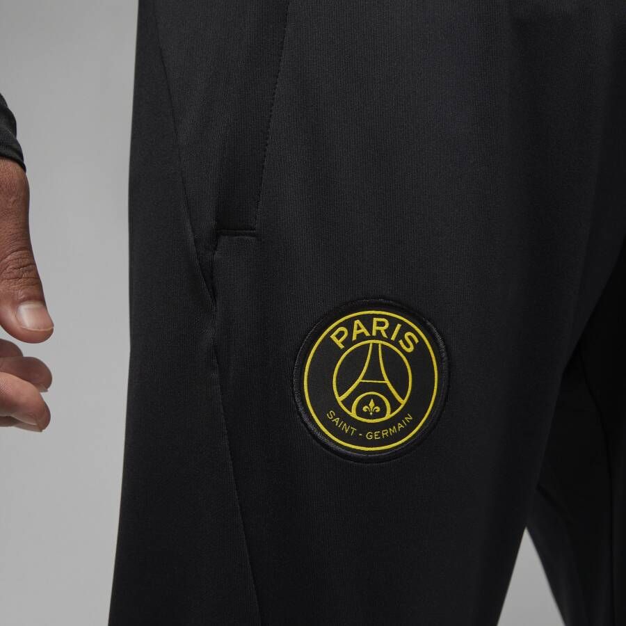 Jordan Paris Saint-Germain Strike Dri-FIT knit voetbalbroek voor heren Zwart
