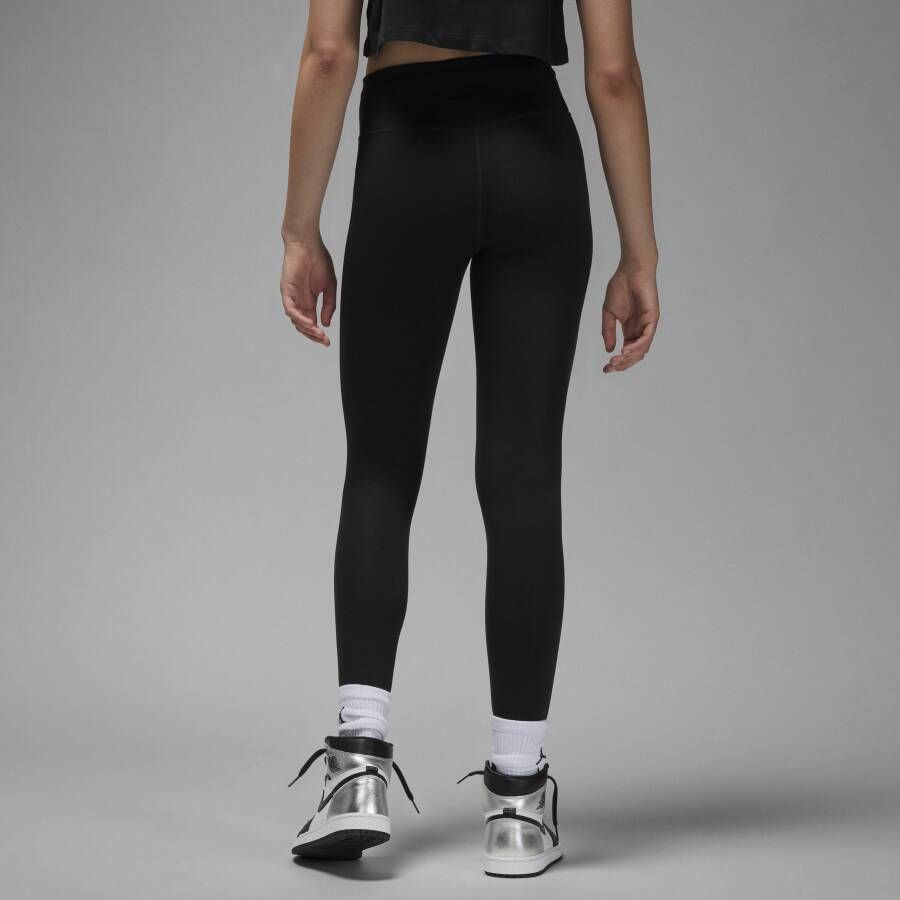 Jordan Sport Legging met logo voor dames Zwart