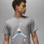 Jordan Grafische Tee Carbon Heather T-shirt Gray Heren - Thumbnail 3