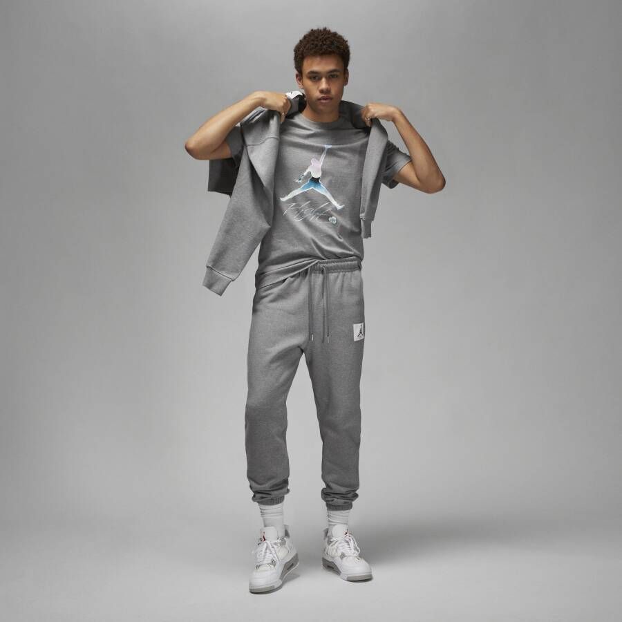 Jordan T-shirt met graphic voor heren Grijs