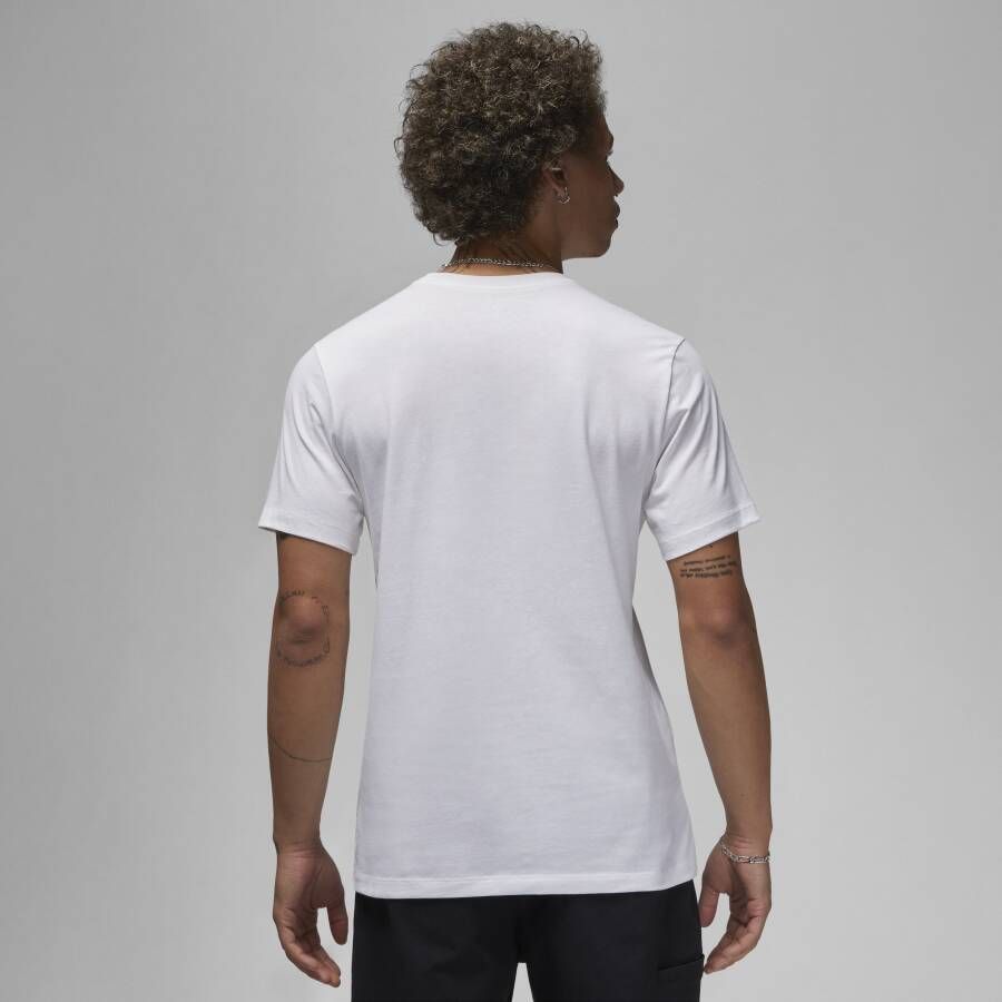 Jordan T-shirt met graphic voor heren Wit