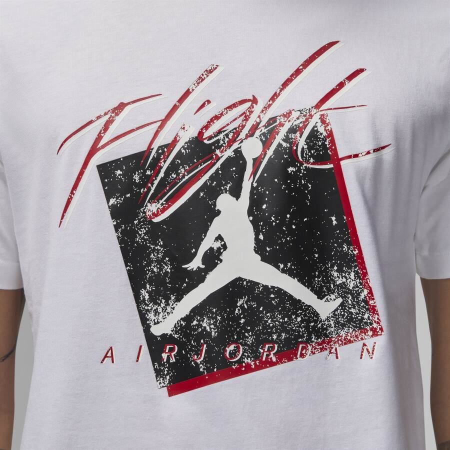 Jordan T-shirt met graphic voor heren Wit