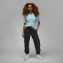 Jordan Geometrische Print Klassieke T-Shirt Blue Dames - Thumbnail 7