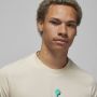 Jordan Grafisch T-shirt Parelwit Korte Mouw Beige Heren - Thumbnail 2
