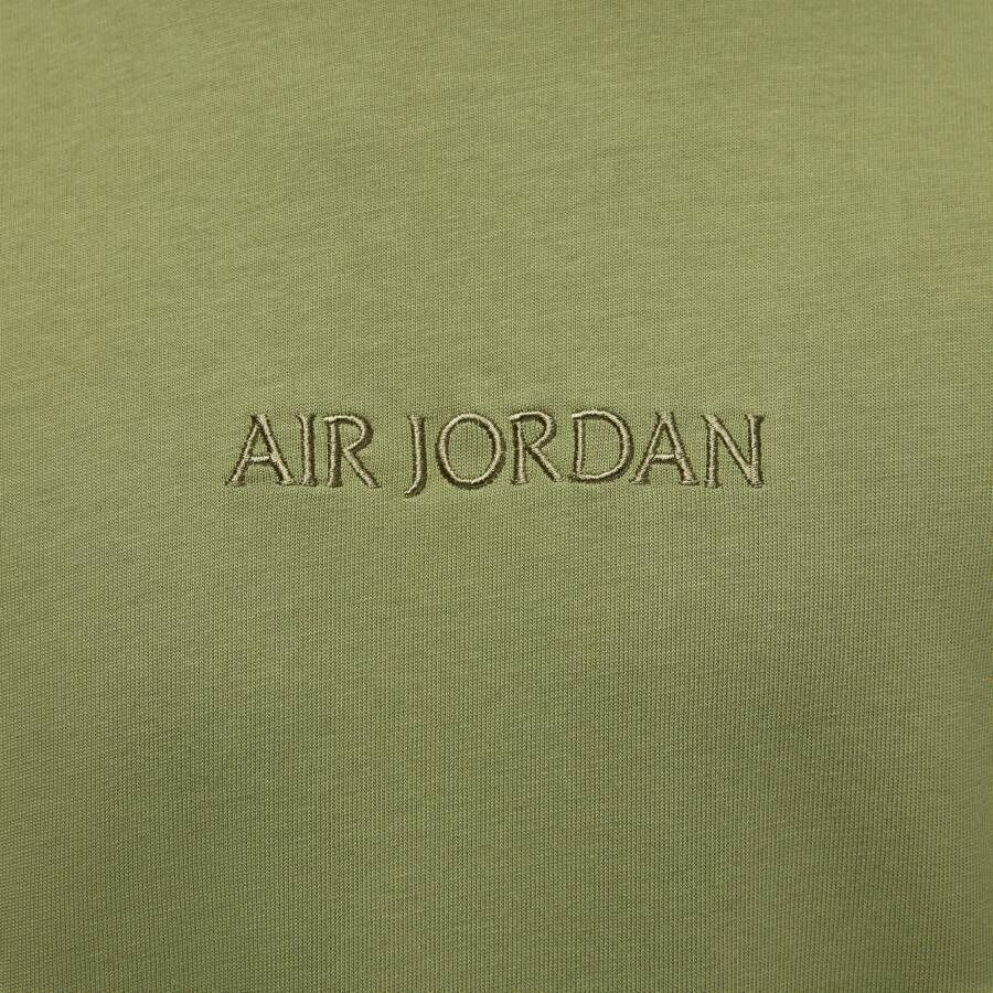 Jordan Wordmark T-shirt met lange mouwen voor heren Groen