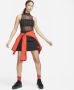 Nike Air Bodysuit met print en opstaande kraag voor dames Zwart - Thumbnail 5