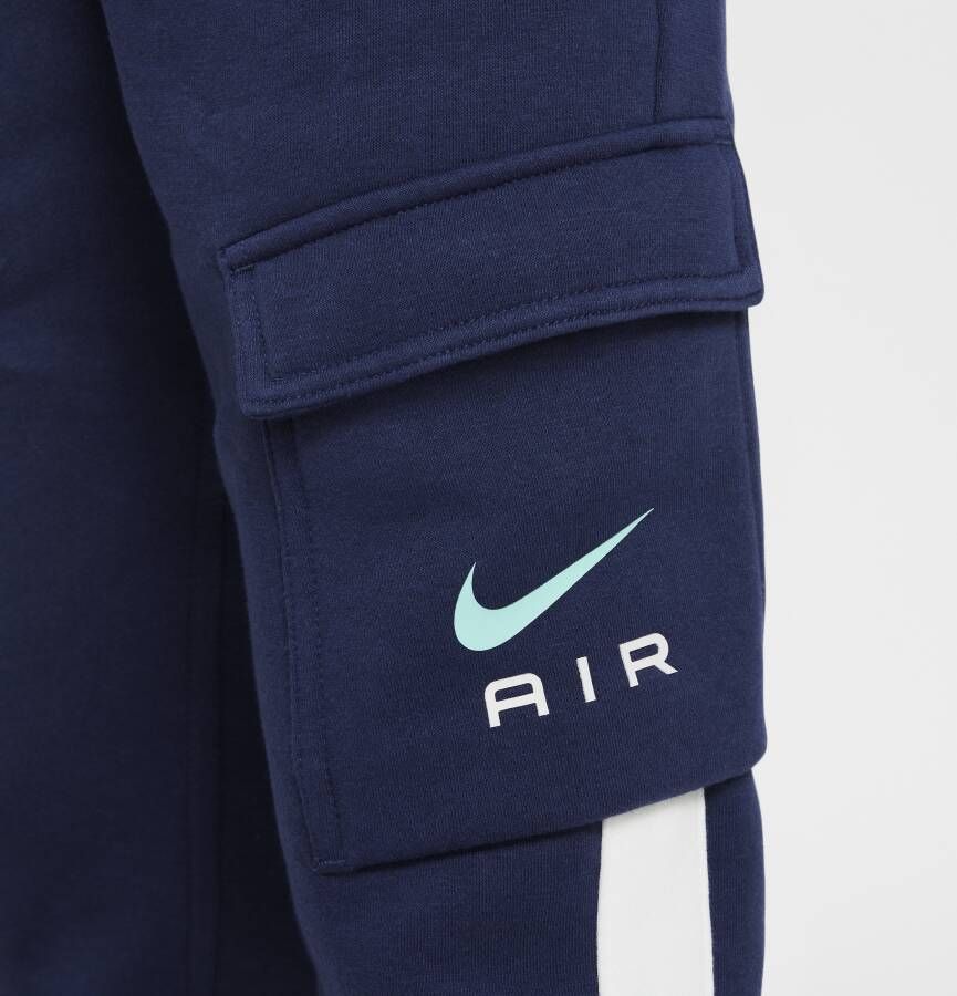 Nike Air cargobroek van fleece voor kids Blauw