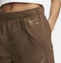 Nike Air Corduroy-fleecebroek met hoge taille voor dames Bruin - Thumbnail 3