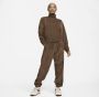 Nike Air Corduroy-fleecebroek met hoge taille voor dames Bruin - Thumbnail 5