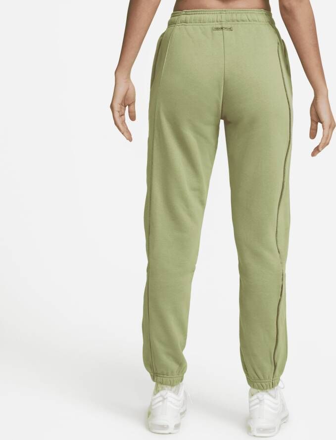 Nike Air Fleece joggingbroek met halfhoge taille voor dames Groen