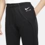 Nike Air Fleece joggingbroek met halfhoge taille voor dames Zwart - Thumbnail 3