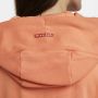 Nike Air Fleecehoodie met rits voor dames Oranje - Thumbnail 5