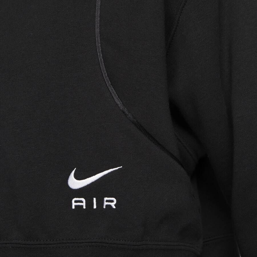 Nike Air Fleecehoodie met rits voor dames Zwart