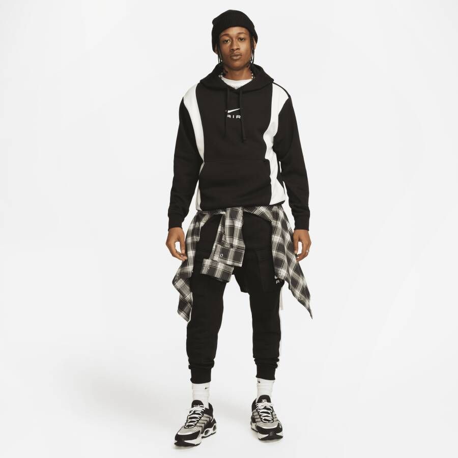 Nike Air Po Hoodie Fleece Sweatshirt Black Heren - Foto 4