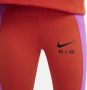 Nike Air French Terry Pullover and Leggings Set Kleuterset Rood - Thumbnail 4
