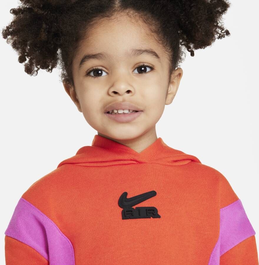 Nike Air French Terry Pullover and Leggings Set Peuterset Rood