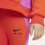 Nike Air French Terry Pullover and Leggings Set Peuterset Rood - Thumbnail 5