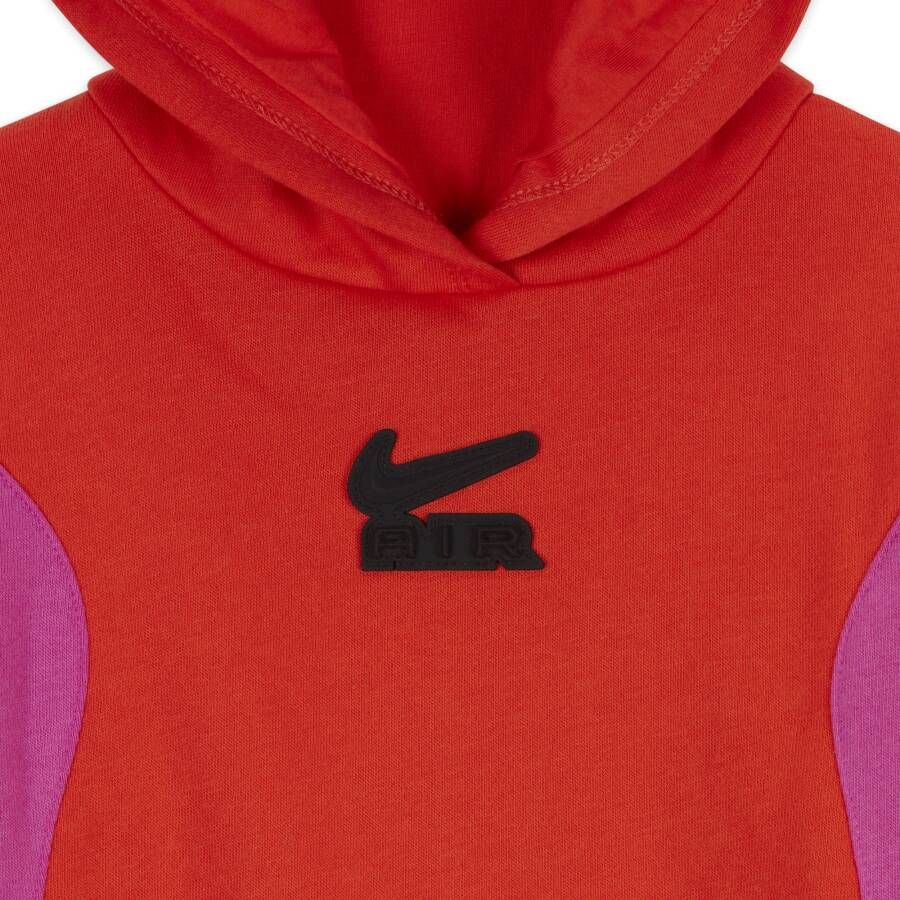 Nike Air Set met tui en legging van sweatstof voor baby's (12-24 maanden) Rood