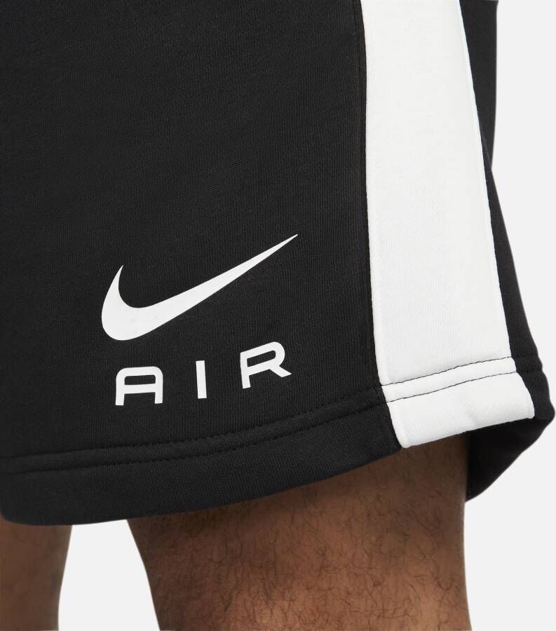 Nike Air Herenshorts van sweatstof Zwart