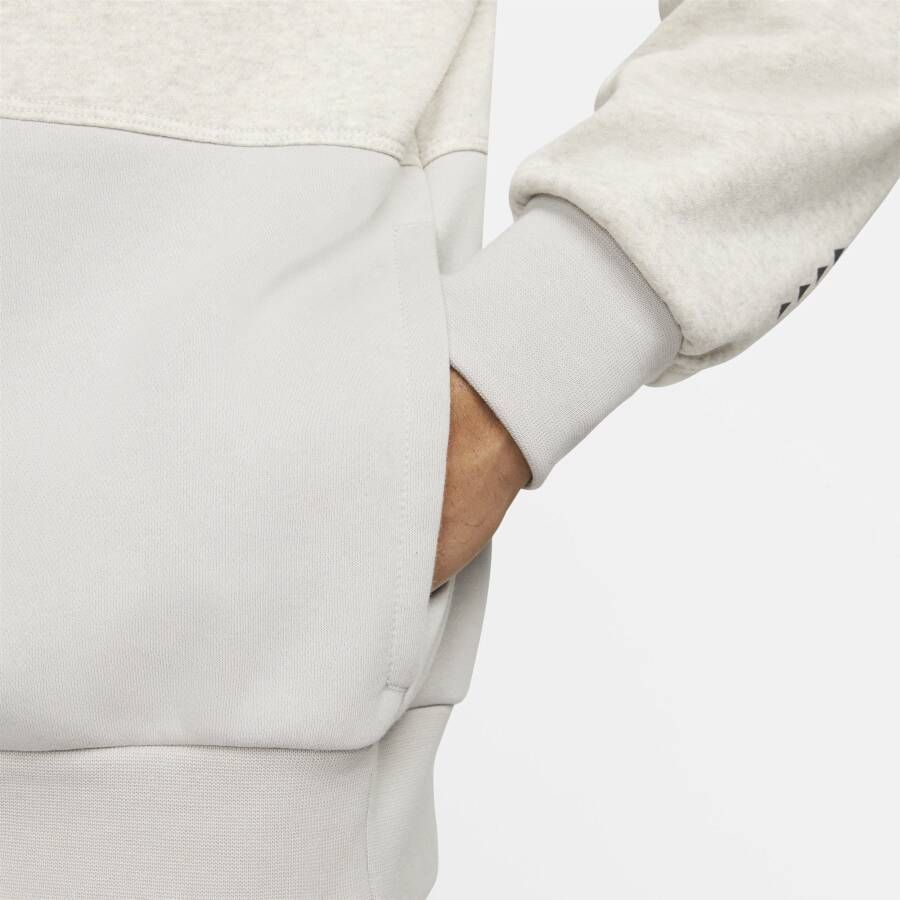 Nike Air Hoodie van geborstelde fleece voor heren Grijs