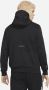 Nike Air Hoodie van geborstelde fleece voor heren Zwart - Thumbnail 2