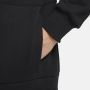 Nike Air Hoodie van geborstelde fleece voor heren Zwart - Thumbnail 4
