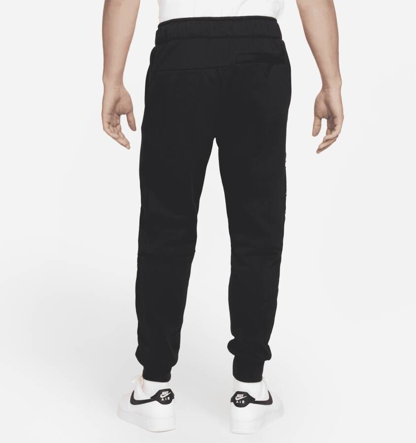 Nike Air Joggingbroek van geborstelde fleece voor heren Zwart