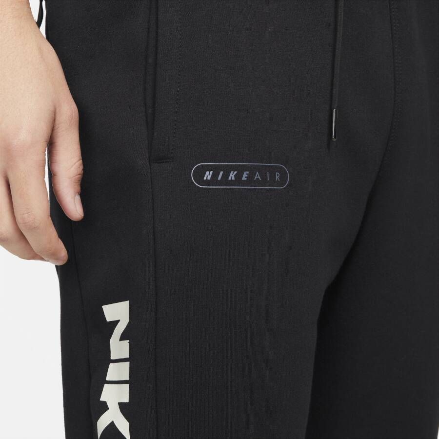 Nike Air Joggingbroek van geborstelde fleece voor heren Zwart