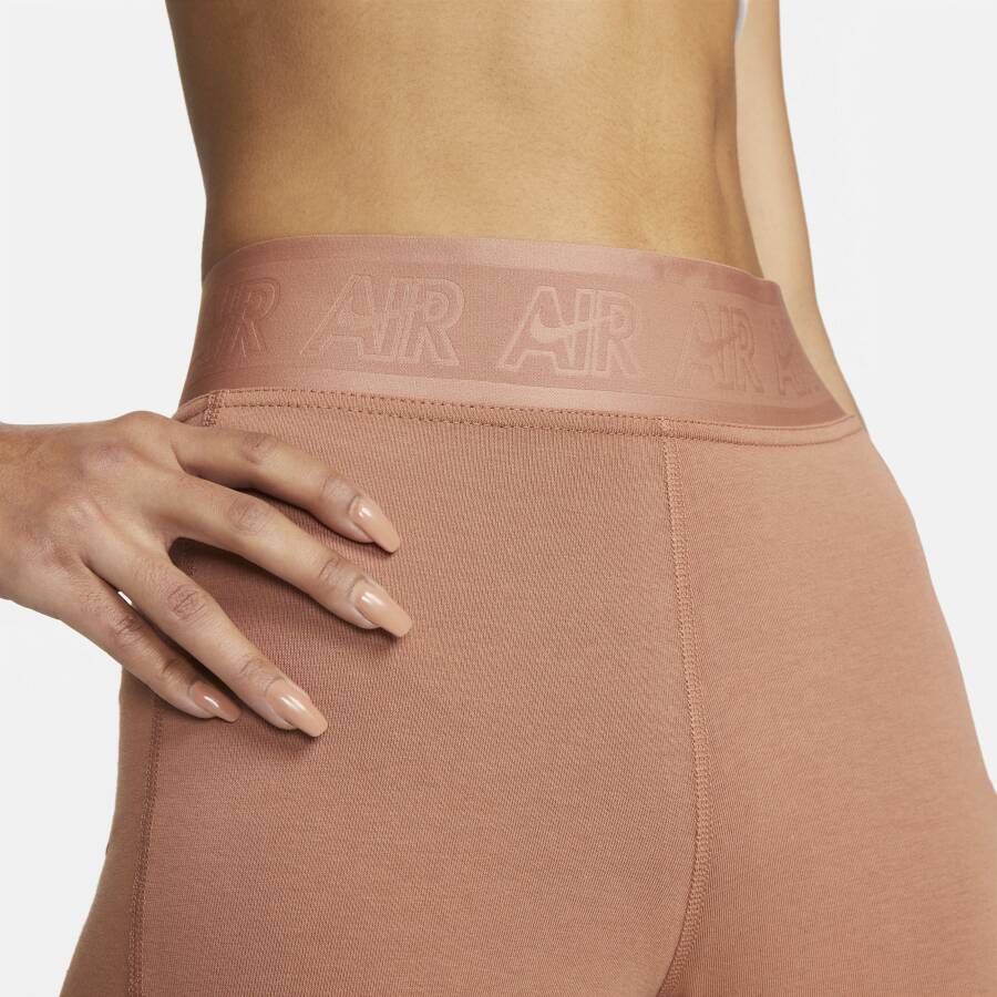 Nike Air Legging met hoge taille en graphic voor dames Bruin