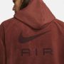 Nike Winterhoodie met nylon inzetstukken Brown Heren - Thumbnail 3