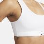 Nike Alate All U licht gevoerde sport-bh met lichte ondersteuning en ribbels Wit - Thumbnail 3